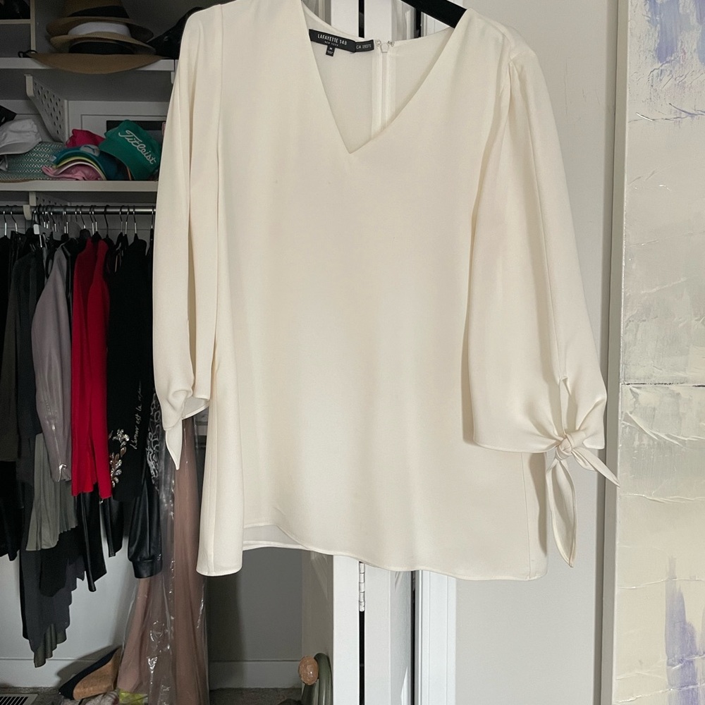 Lafayette blouse 100%silk